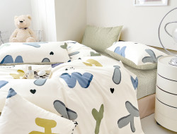 Постельное белье из твил-сатина TANGO буквы 70х70 (2шт) 2-спальное