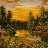 Кристальная (алмазная) мозаика ФРЕЯ ALVR-39 056 Теплый вечер