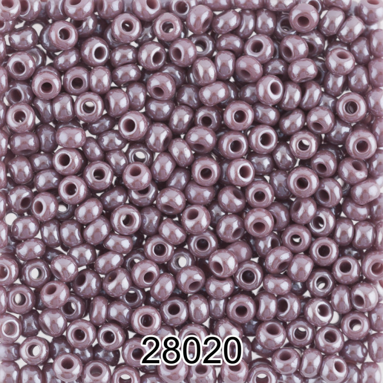 Бисер PRECIOSA (Чехия) круглый 1 10/0 2.3 мм 500 гр 28020 (Ф240) сиреневый