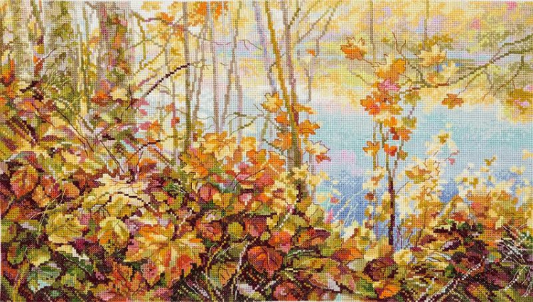 Набор для вышивания PANNA Золотая коллекция PS-1853 ДИВНАЯ ОСЕНЬ 45,5х26,5