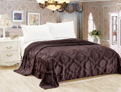 Плед однотонный из микрофибры с тиснением АЛЬВИТЕК ВЕНЕЦИЯ 082-pv 150х200