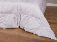 Одеяло кассетное из серого гусиного пуха и пера BELPOL ФОРМУЛА шашка 172х205 теплое