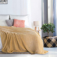 Плед однотонный фланелевый TANGO BARRETTA 04 бежевый 200х220