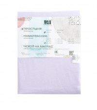 Простыня на резинке из сатина АЛЬВИТЕК орхидея 160х200