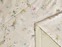 Постельное белье с летним одеялом из египетского хлопка Premium ASABELLA Восхищение 50х70 (2шт) евро