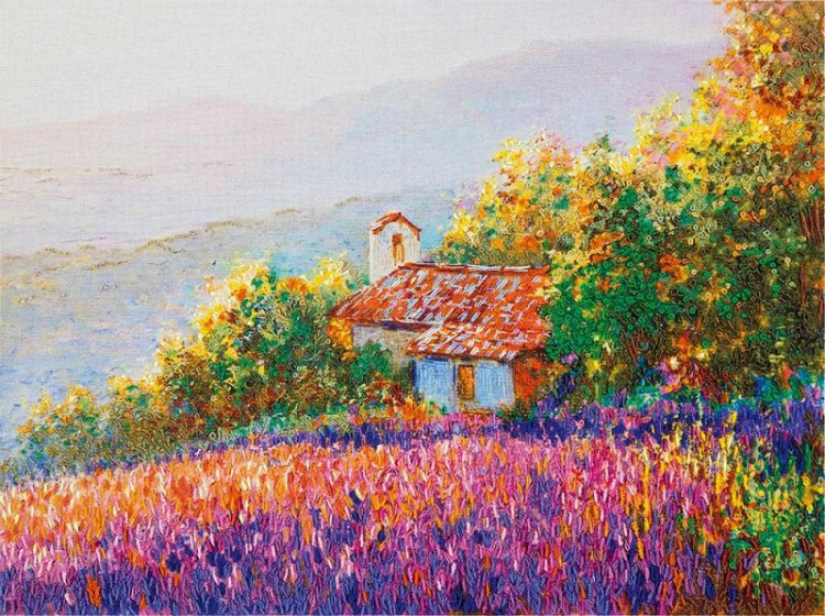 Набор для вышивания PANNA Живая картина JK-2100 УТРО В ГОРАХ 26,5х19,5