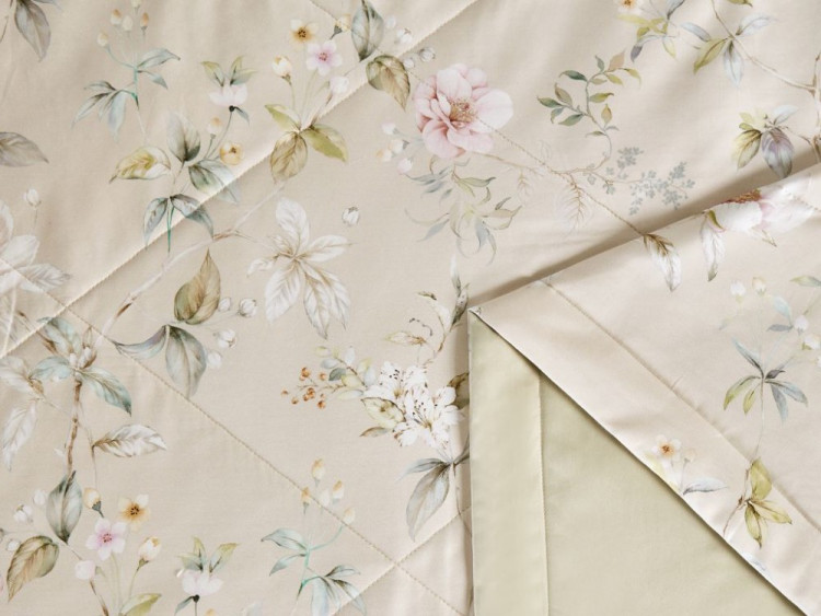 Постельное белье с летним одеялом из египетского хлопка Premium ASABELLA Восхищение 50х70 (2шт) 1,5-спальное