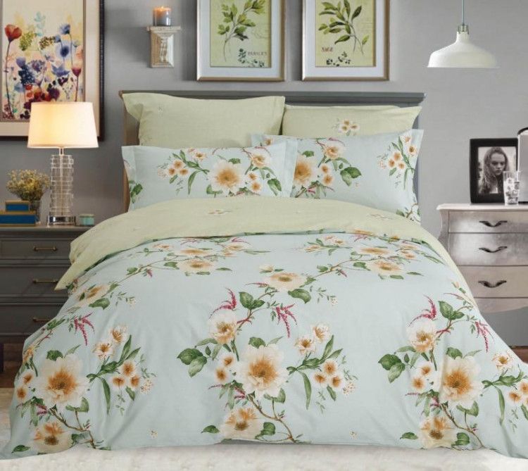 Постельное белье из сатина печатного САЙЛИД B-196 1,5-спальное