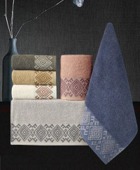 Набор полотенец махровых хлопковых KARVEN H2248 FREYA 50х90 (6шт)