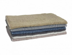 Набор полотенец для ног махровых хлопковых KARVEN VIP COTTON H3259 FANTASTIK 55х80 (6шт)