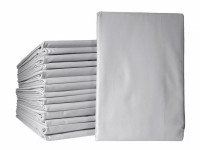 Простыня из египетского хлопка на резинке 160х200х30 ASABELLA 1385-P/160 серая