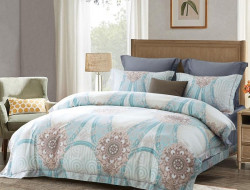 Постельное белье из премиум-сатина в чемодане SAILID K-97-4 семейное