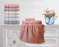 Набор полотенец махровых хлопковых KARVEN H2200 KASIMPATI 50х90 (6шт)