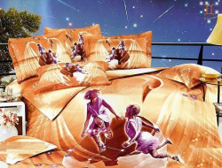 Постельное белье из сатина TANGO ЗНАКИ ЗОДИАКА БЛИЗНЕЦЫ 50х70 (2шт) и 70х70 (2шт) евро