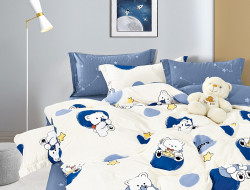 Постельное белье из сатина TANGO умка 50х70 (2шт) 1,5-спальное