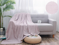 Плед из велсофта АЛЬВИТЕК SOFT PLUSH 020-SP 200х220