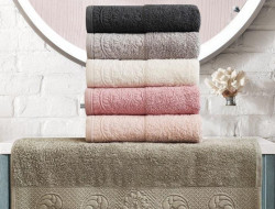 Набор полотенец махровых хлопковых KARVEN H2209 KATYA 50х90 (6шт)