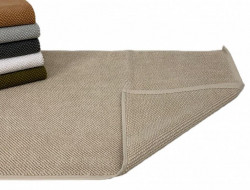Коврик для ног махровый хлопковый KARVEN KV433 GUR-582 bej 50х80