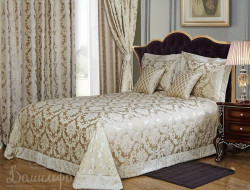 Покрывало с подушками и наволочками из жаккарда ASABELLA 36B-4H 240х260