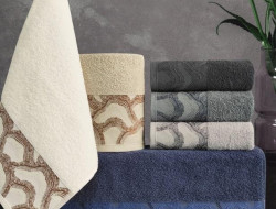 Набор полотенец махровых хлопковых KARVEN H2251 KOEN 50х90 (6шт)