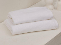 Полотенце махровое TAC COMFORT WHITE белое 50х90