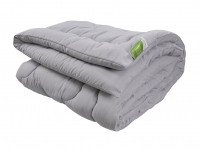 Одеяло стеганое АЛЬВИТЕК АДАЖИО-ЭКО серое 140x205 всесезонное