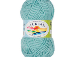Пряжа ALPINA MARGO №22 бледно-бирюзовая 100% мериносовая шерсть 10 шт х 50 гр, 75 м +/- 4 м