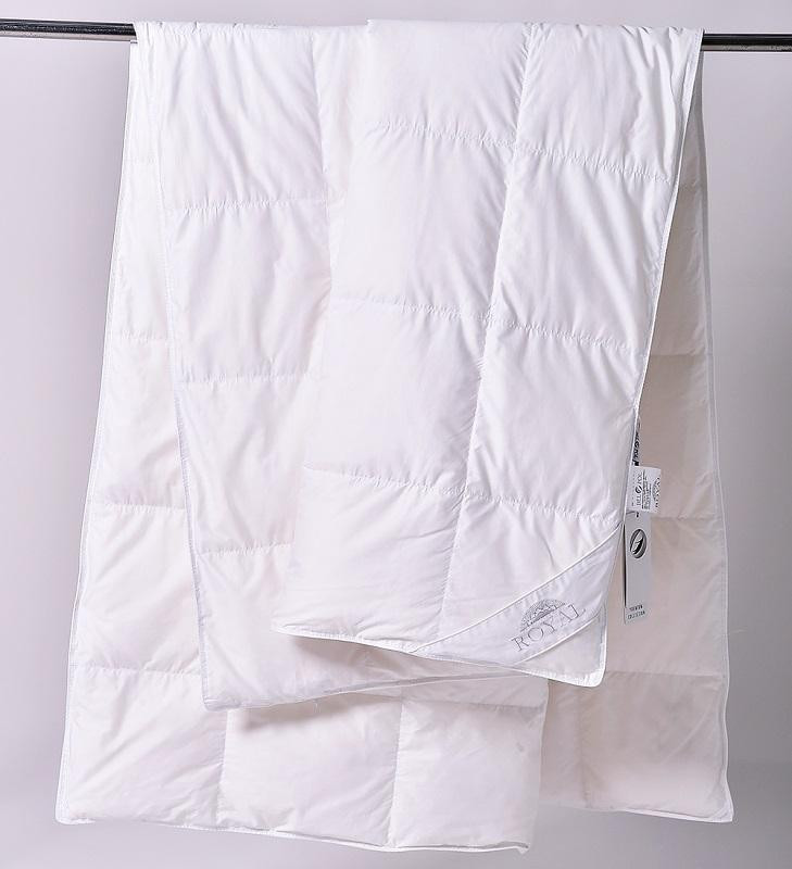 Одеяло кассетное из белого арктического пуха BELPOL ROYAL 200х200 всеcезонное