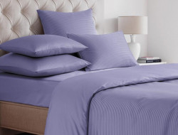 Пододеяльник из страйп-сатина SAILID ST-4-210х230 фиолетовый 210х230