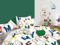 Постельное белье из твил-сатина TANGO банни 70х70 (2шт) 1,5-спальное