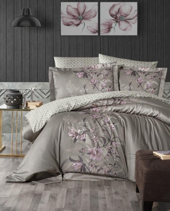 Постельное белье из сатина KARVEN N021 EVAN MINK 50х70 (2шт), 70х70 (2шт) евро