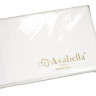 Простыня на резинке из сатина люкс ASABELLA 595-P 160х200х30 белая