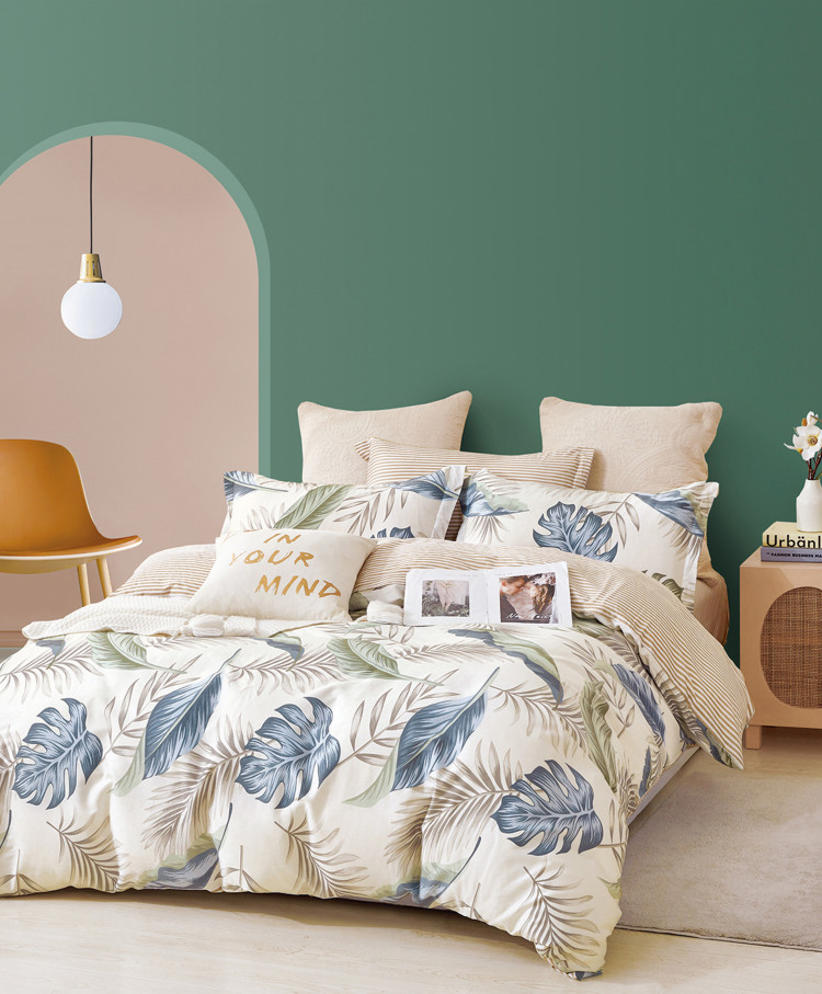 Постельное белье из твил-сатина TANGO кримси 50х70 (2шт) 1,5-спальное