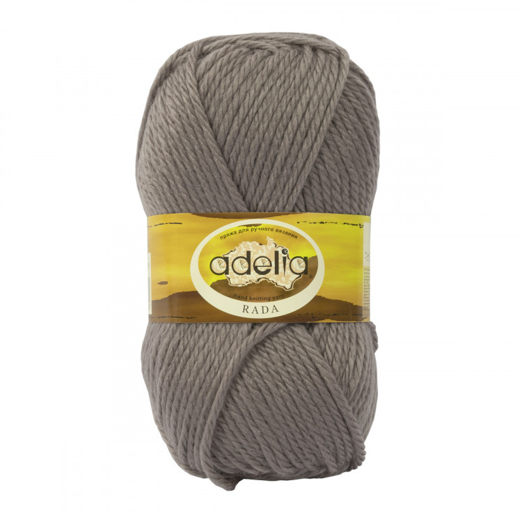 Пряжа ADELIA RADA №039 серо-розовая 100% акрил, 10 шт х 100 гр, 80 м +/- 4 м