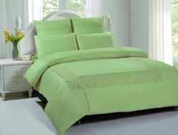 Постельное белье из сатина с гипюром TANGO GPR-05 GIPUR 50х70 (2шт), 70х70 (2шт) евро