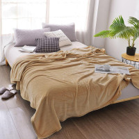 Плед однотонный из микрофибры TANGO ALLEGRIA AL-17 бежевый 200х220