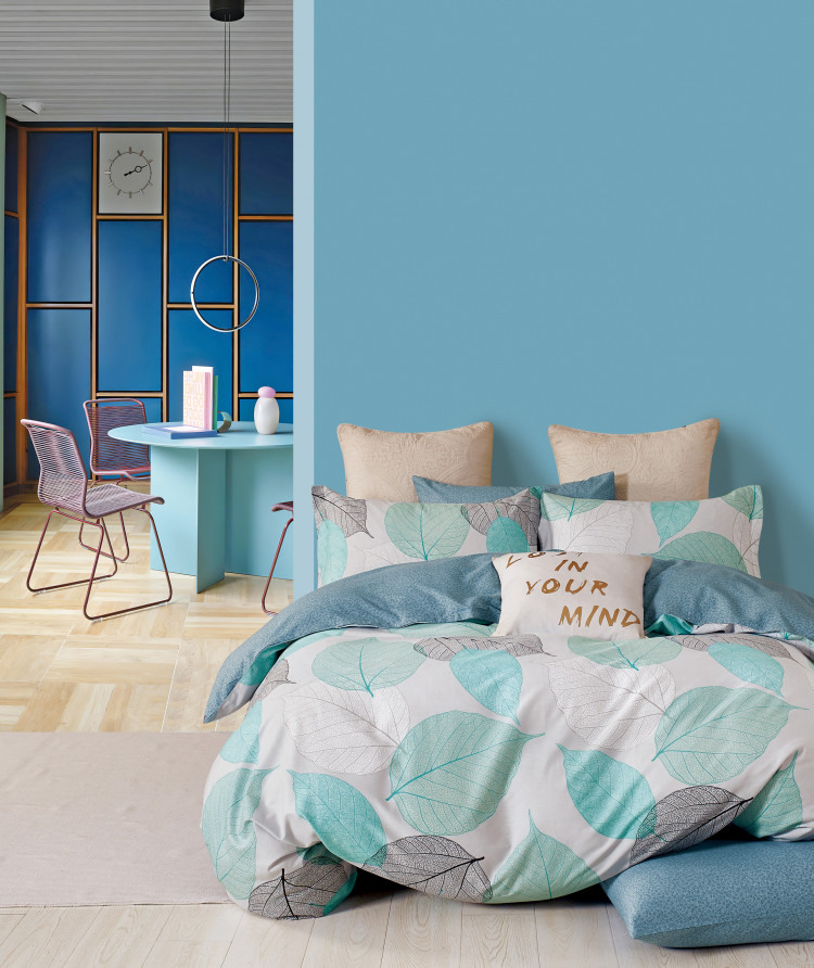 Постельное белье из твил-сатина TANGO листейро 50х70 (2шт), 70х70 (2шт) евро