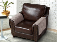 Накидка на подлокотники из микрофибры TANGO SOFA светло-коричневая 50x70 (1шт)