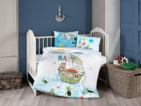 Постельное белье для малышей из сатина KARVEN 3D DIGITAL D039 DISCOVER