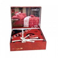 Постельное белье из поплина SAREV FANCY N226 MERLOT V2-SIYA 50х70 (2шт) евро