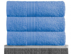 Полотенце махровое BAYRAMALY голубое 70х140