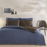 Постельное белье из ранфорса TAC RANFORCE RIVEN темно-синее евро