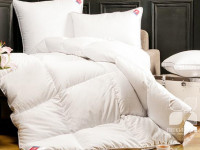 Одеяло детское пуховое в сатине кассетное Легкие Сны ЛОРЕТТА 110х140х2 теплое