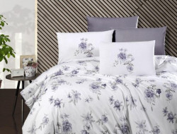 Постельное белье из ранфорса KARVEN N023 ROSEMARY PURPLE 50х70 (2шт), 70х70 (2шт) евро