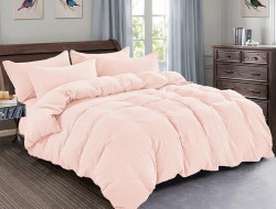 Постельное белье из жатого микросатина АЛЬВИТЕК FLUPPY SLEEP-040 пудра 70х70 (2шт) 1,5-спальное