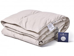 Одеяло кассетное из серого гусиного пуха BELPOL TERRA 200х220 всесезонное