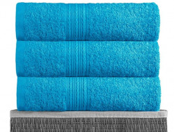 Полотенце махровое BAYRAMALY бирюзовое 70х140