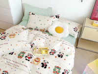 Постельное белье из твил-сатина TANGO зоомир 50х70 (2шт) 1,5-спальное