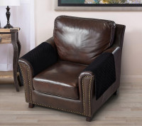 Накидка на подлокотники из микрофибры TANGO SOFA черная 50x70 (1шт)