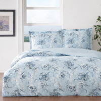 Постельное белье из сатина TAC MINNA бирюзовое евро